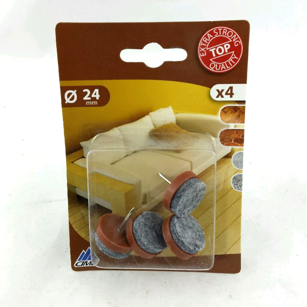 PATIN A CLOUER FEUTRE MPBR D24 X4