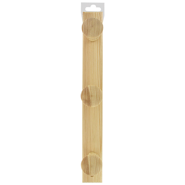 PATERE CLASSIQUE PIN BRUT 3T (F)