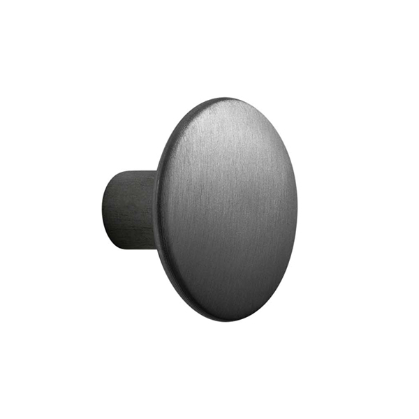 PATERE DOT ACIER NOIR D90 3T L400