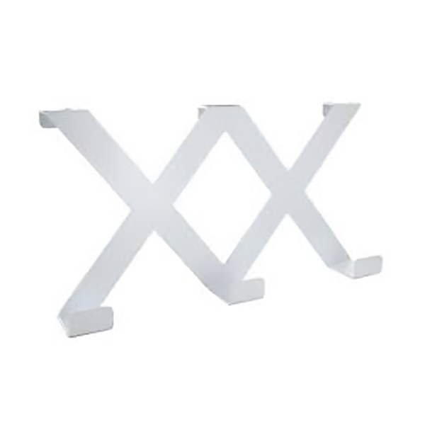 PATERE ZIGZAG HT PORTE 3T BLANC