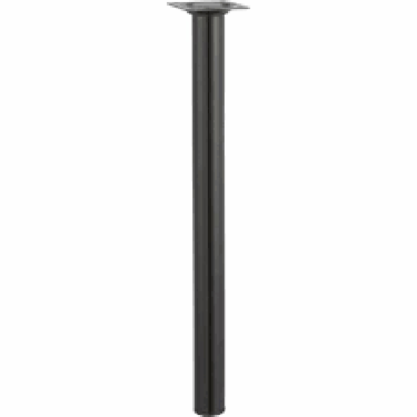 PIED TABL CYL 200 NOIR