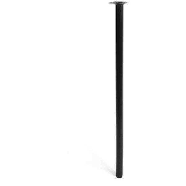PIED TABL CYL 400 NOIR