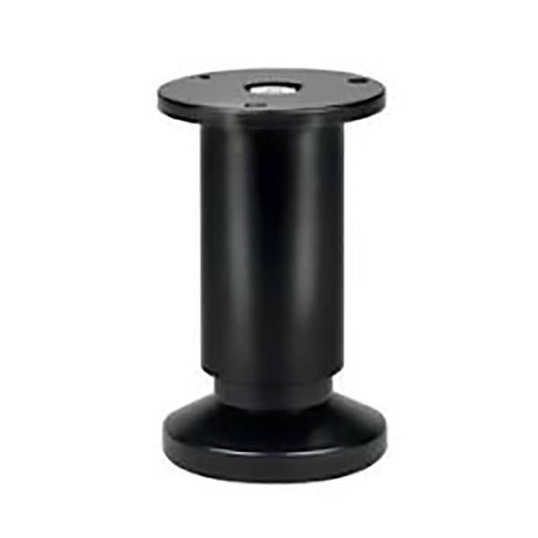 PIED D38 REGLABLE ALU NOIR H100