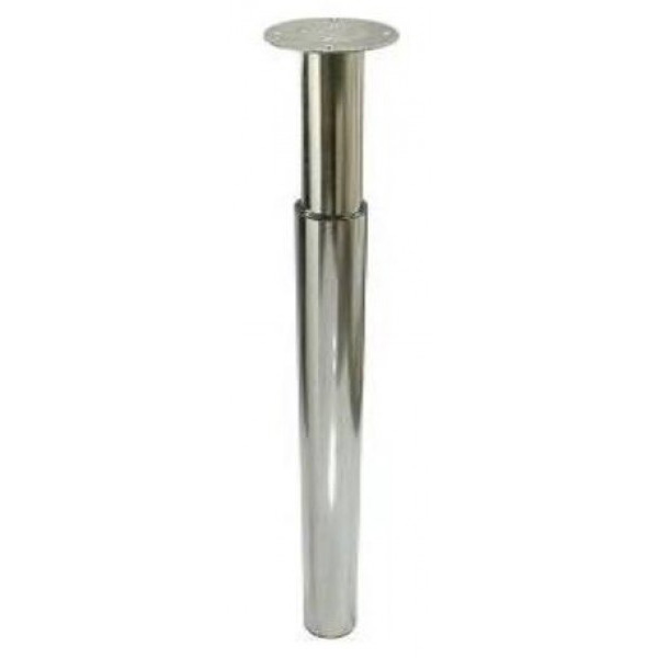 PIED ZO D30 H210 350 ACIER CHROME