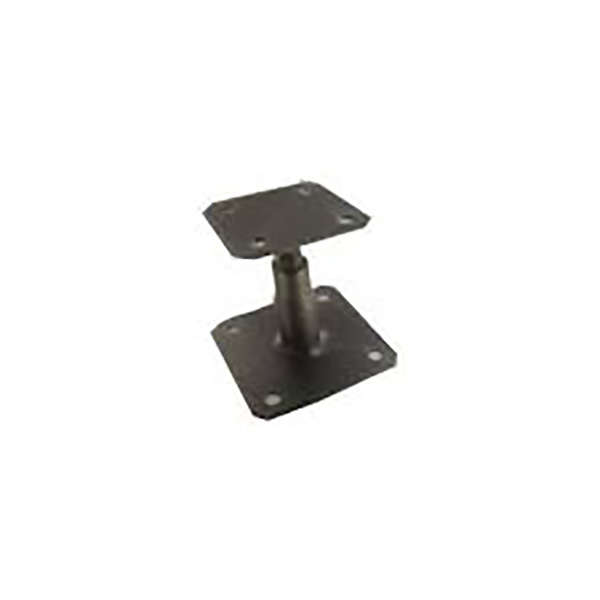 PIED ZINGUE REGLABLE NOIR D28 H100 X1