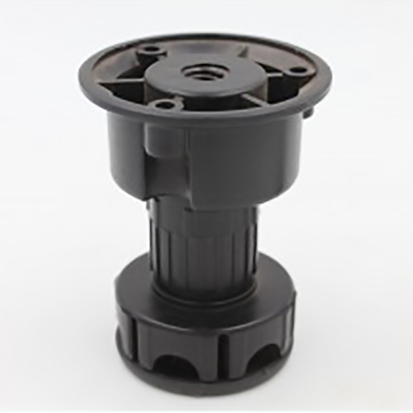 PIED D76 VERIN NOIR H870 PLAT