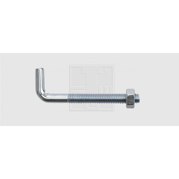 PITON A VISSER FIL MET. ZI - 6,0X50 AVEC ECROU - 4PCS