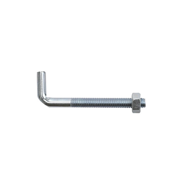 PITON A VISSER FIL MET. ZI - 6,0X60 AVEC ECROU - 4PCS