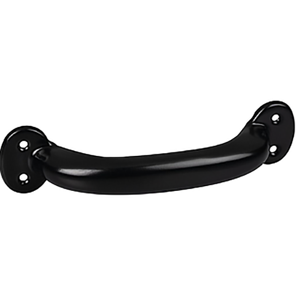 POIGNEE CREUSE AC LAQ NOIR 200MM