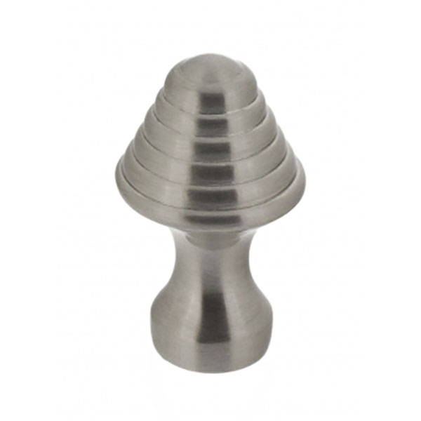 BOUTON DE MEUBLE LAMPE ZAMAK NICKEL MAT D16