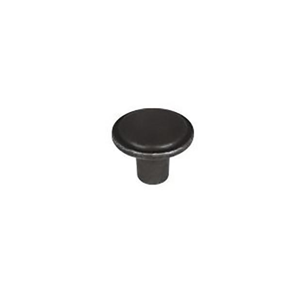 2 BOUTONS DE MEUBLE PINOT ZAMAK NOIR VIEILLI D30MM