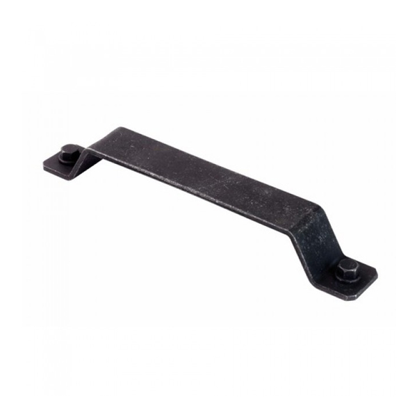 2 POIGNEES DE MEUBLE KENTUCKY ZAMAK NOIR VIEILLI EA160MM L180MM