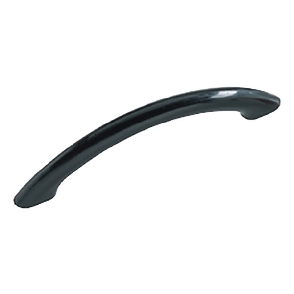 4 POIGNEES DE MEUBLE MODERNE PLASTIQUE NOIR EA96MM