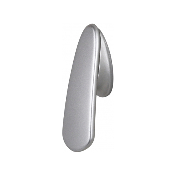 BOUTON DE MEUBLE CASCADE PLASTIQUE NICKEL MAT
