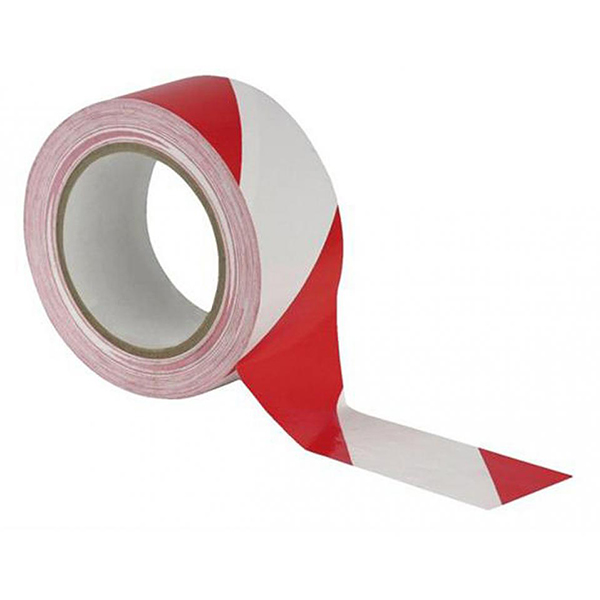 RUBAN DE SIGNALISATION 70MM ROUGE ET BLANC -RLX DE 100M