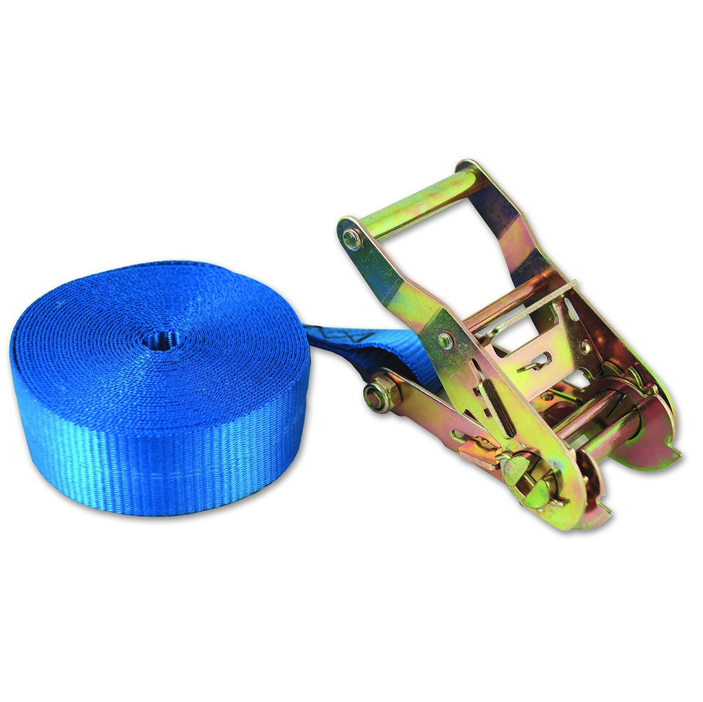 SANGLE PP AVEC TENDEUR A CLIQUET 200KG 35MMX6M