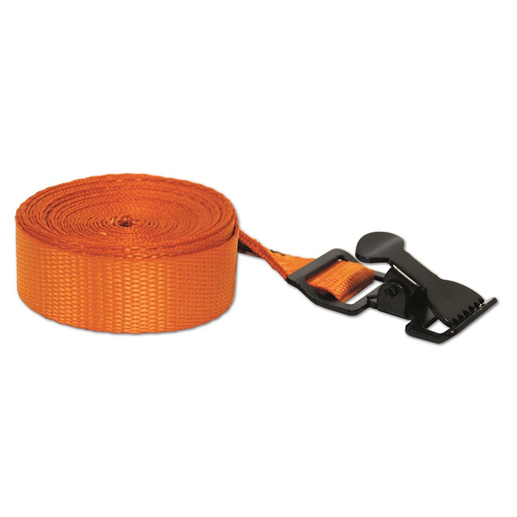 SANGLE PES AVEC BOUCLE CROCO 50KG 25MMX4M