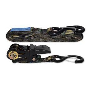 SANGLE PES AVEC TENDEUR A CLIQUET + 2 CROCHETS 350KG 25MMX5M