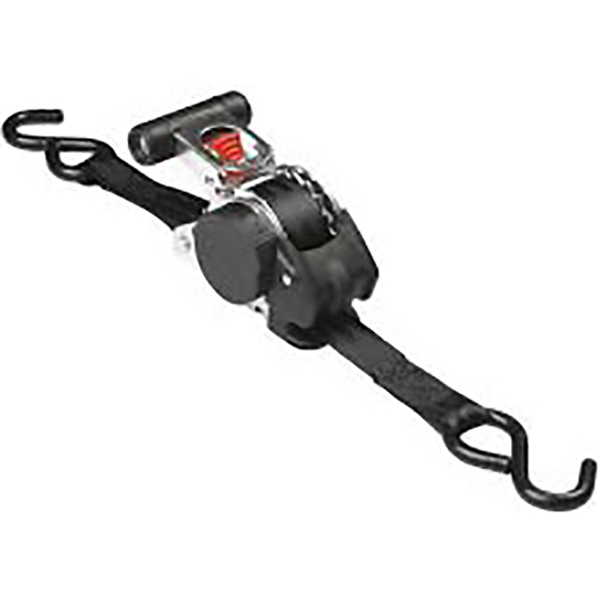 SANGLE RETRACTABLE PES 2 CROCHETS 680KG 25MMX1.80M