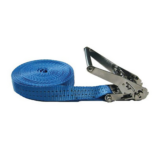 SANGLE PES BLEU AVEC TENDEUR INOX 800KG 35MMX7M