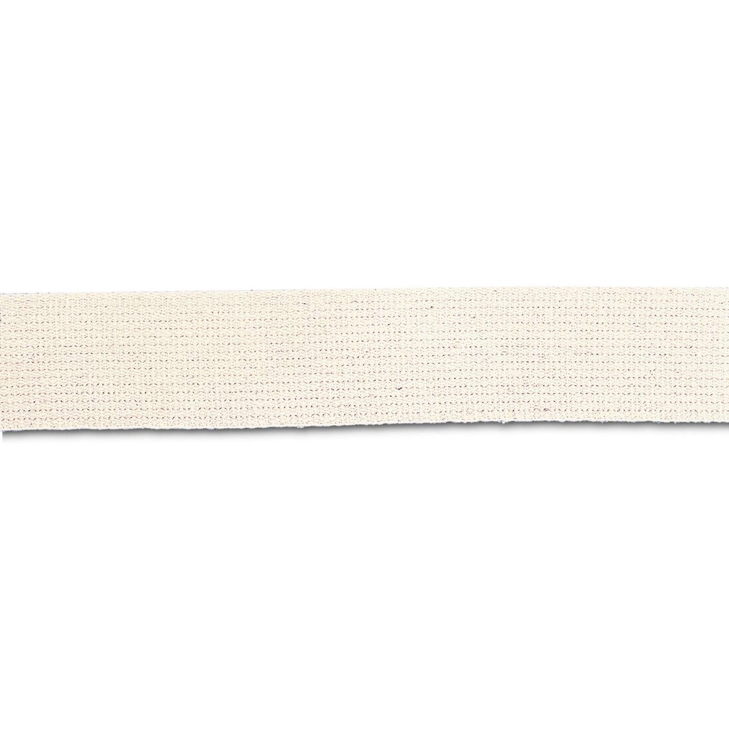 SANGLE COTON BLANC 140KG LARG. 40MM/M