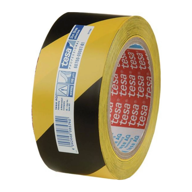 BANDE DE MASQUAGE POUR SOL 33M X 50MM JAUNE-NOIR