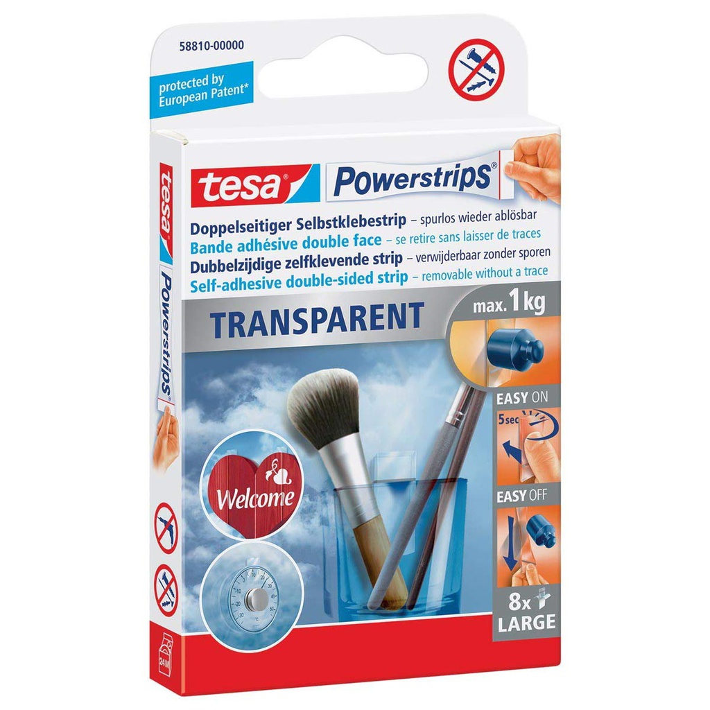 BANDE ADHESIF TRANSPARENT L (X8)