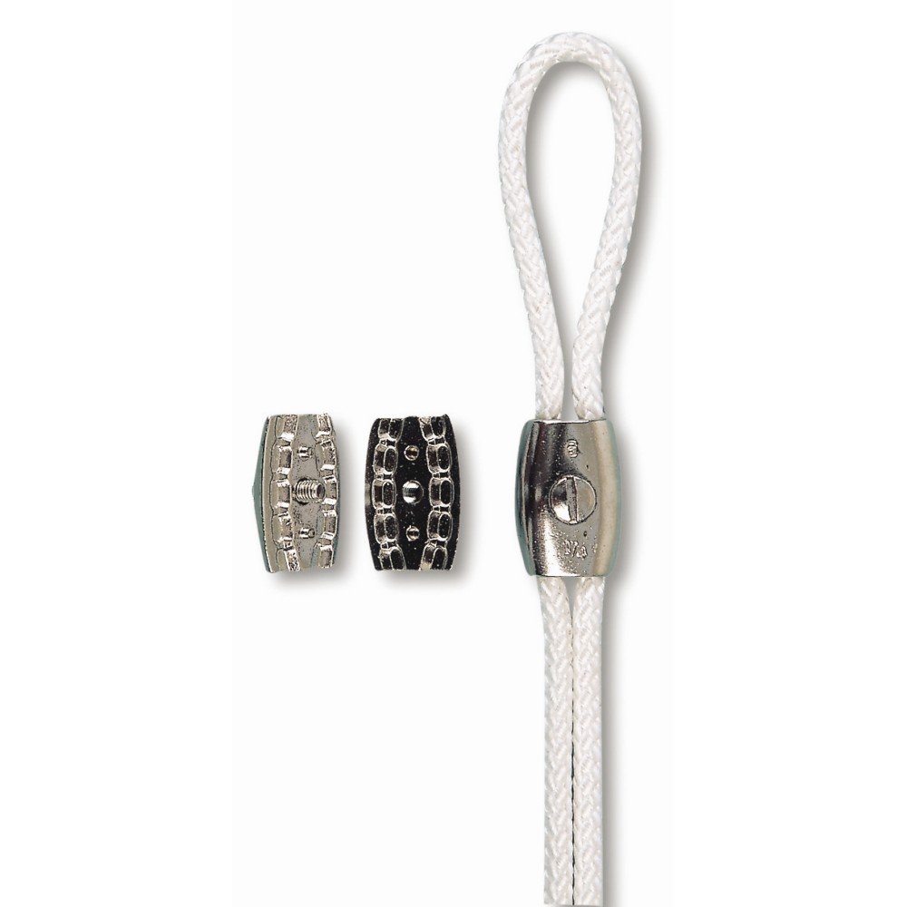 2 SERRE-CORDES ZAMAK ZINGUE POUR CORDE D2MM