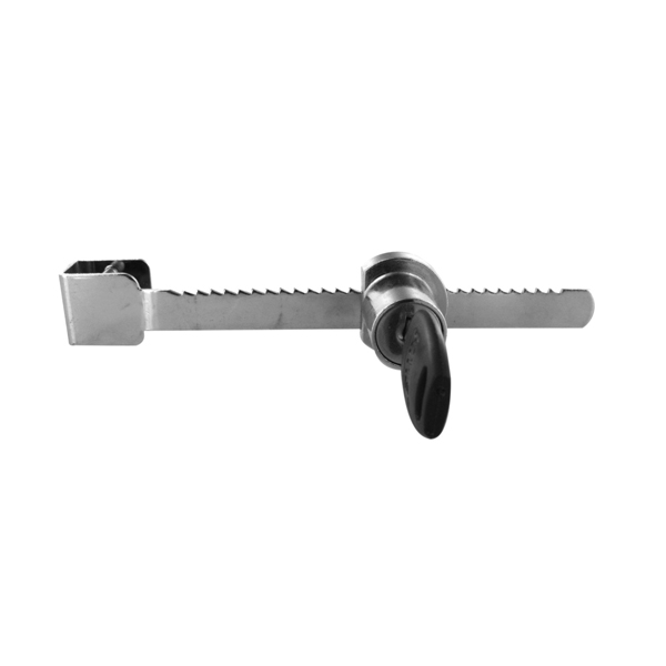 SERRURE PRT VER COULISSEL EP6 ACIERNICKEL X1