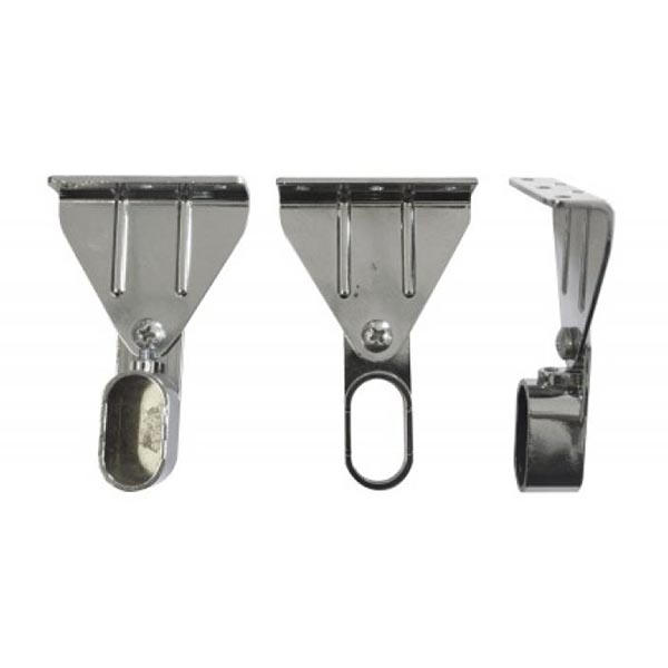 SUPPORT SOUS PENTE ZAMAK CHROME 30X15 X1