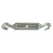 TENDEUR 2 CROCHETS ACIER ZINGUE POUR CABLE D10MM