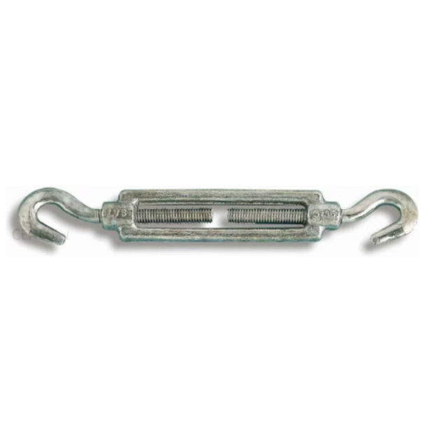 TENDEUR 2 CROCHETS ACIER ZINGUE POUR CABLE D8MM