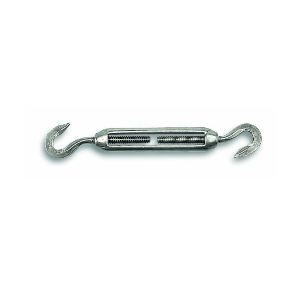 TENDEUR 2 CROCHETS INOX 75KG POUR CABLE D8MM