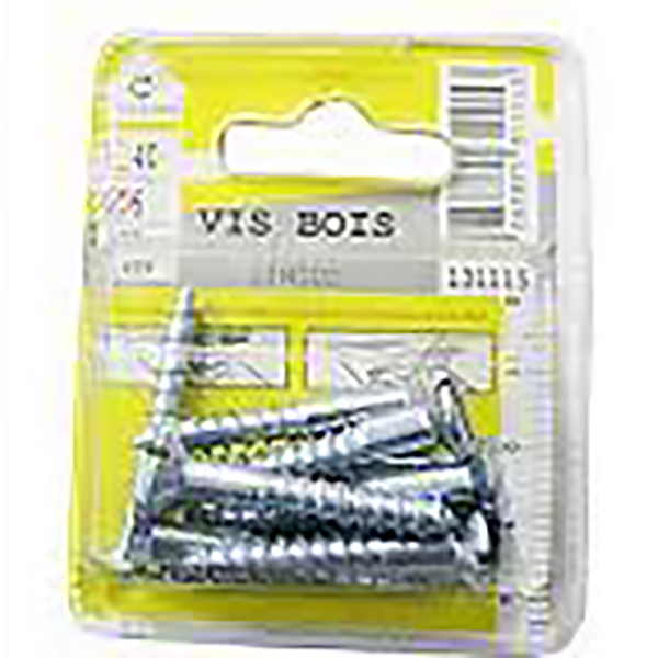 VIS BOIS T.F.F ACIER ZG 6.0X40 10P CQ15