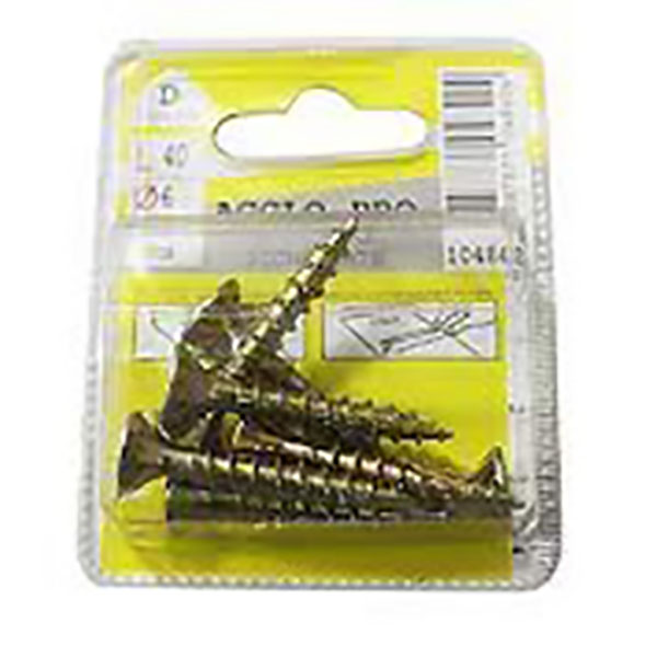VIS AGGLO TORX BICH. 6X40 7P