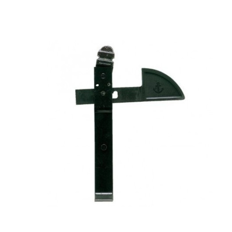 ARRET DE GRILLE A SCELLER, REGLABLE,35 A 70, NOIR