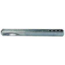 2 CARRES PERCES ET FENDUS 7X80MM