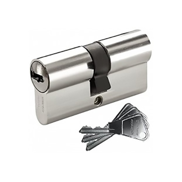CYLINDRE TIGER10 - 30X30 NICKEL 5CLES REV