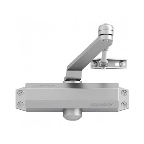 FERME PORTE DC110 FORCE 3 BRAS COMPAS ARGENT