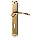 GARNITURE SUR PLAQUE SOHO LAITON PATINE SANS RESSORT DE RAPPEL CYLINDRE
