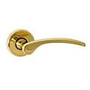 GARNITURE SUR ROSACE RONDE SOHO LAITON POLI BEC DE CANE