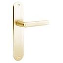 GARNITURE SUR PLAQUE TIGNES ALUMINIUM F2 CHAMPAGNE CLE