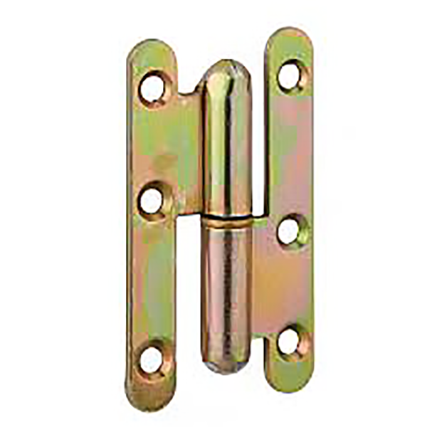 PAUMELLE A BAGUE LAITON 110X55 BOUT CARRE AMI