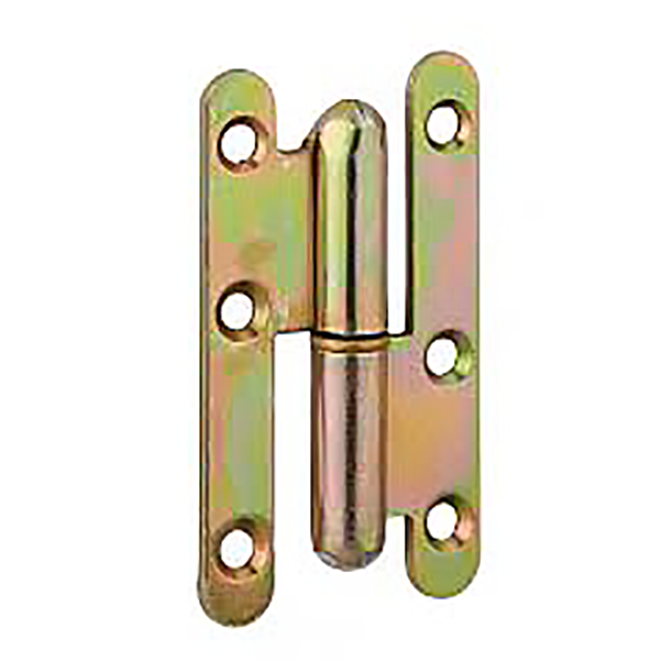 PAUMELLE A BAGUE LAITON 80X40X2,2MM BOUT CARRE AMSUA