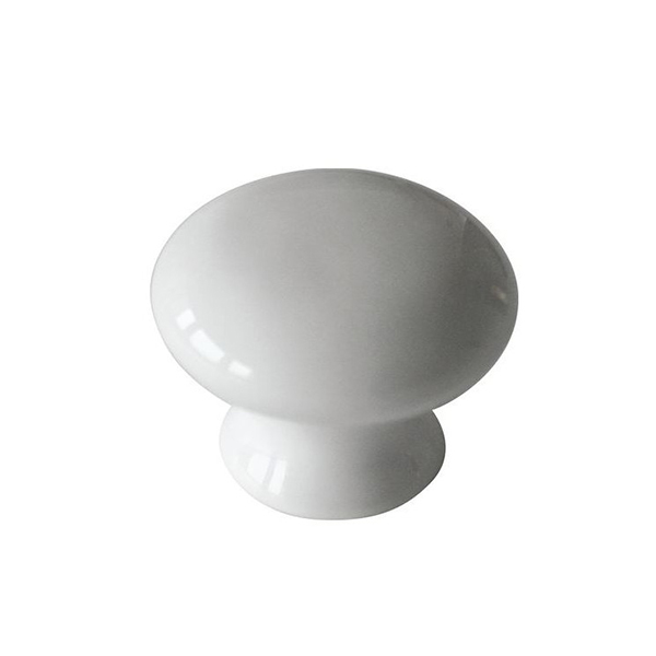BOUTON CERAMIQUE BLANC 38MM