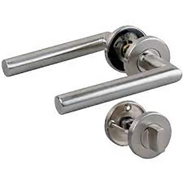 POIGNEE DE PORTE SUR ROSACE EN ZINC 570G