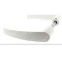 BEQUILLE DOUBLE CHANTIER BLANC CARRE DE 6 OU 7 MM