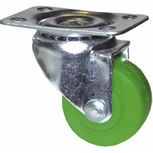 ROULETTE PIVOTANTE D30 PP VERT