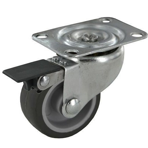 ROULETTE MINIROLL PIVOTANTE A FREIN CA 20K D50