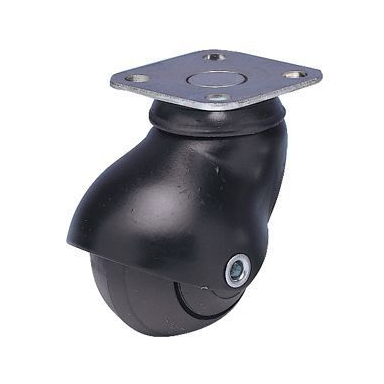 ROULETTE TONO PIVOTANTE CHROME NOIR 40K D40